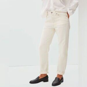 Everlane Women's Cream Straight Leg Jeans